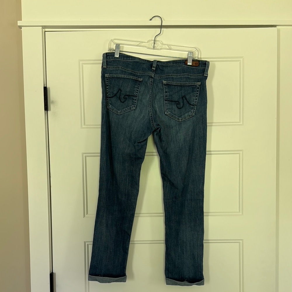 AG Adriano Goldschmied The Stilt Roll-Up Women's Blue Jeans 30R